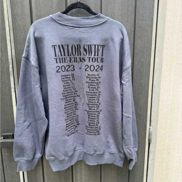 Taylor Swift Gray Crewneck Sweater - Picture 3 of 6